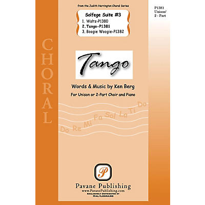 PAVANE Tango (from Solfege Suite #3) 2-Part composed by Ken Berg