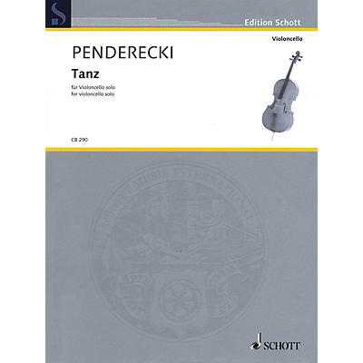 Schott Tanz (for Cello Solo) String Solo Series Softcover