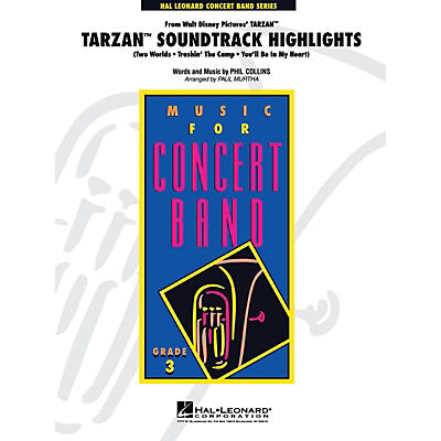 Hal Leonard Tarzan Soundtrack Highlights - Young Concert Band Series Level 3 arranged by Paul Murtha