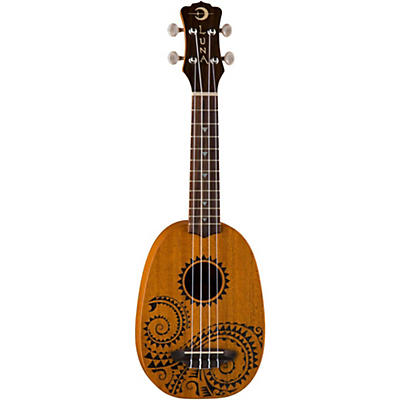 Luna Guitars Tattoo Pineapple Soprano Ukulele