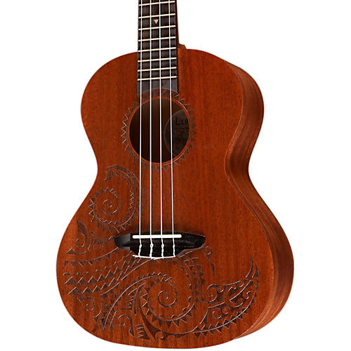 Luna Guitars Tattoo Tenor Ukulele Natural Tenor