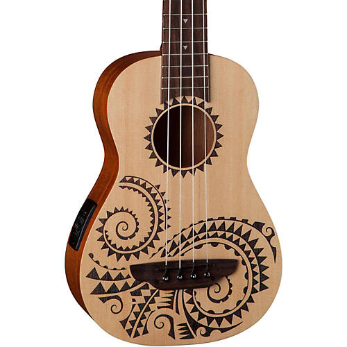 Luna Guitars Tattoo Ukulele Acoustic-Electric Bass