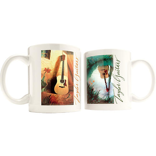 Taylor Guitar Mugs Pair