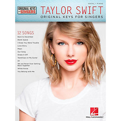 Hal Leonard Taylor Swift - Original Keys For Singers