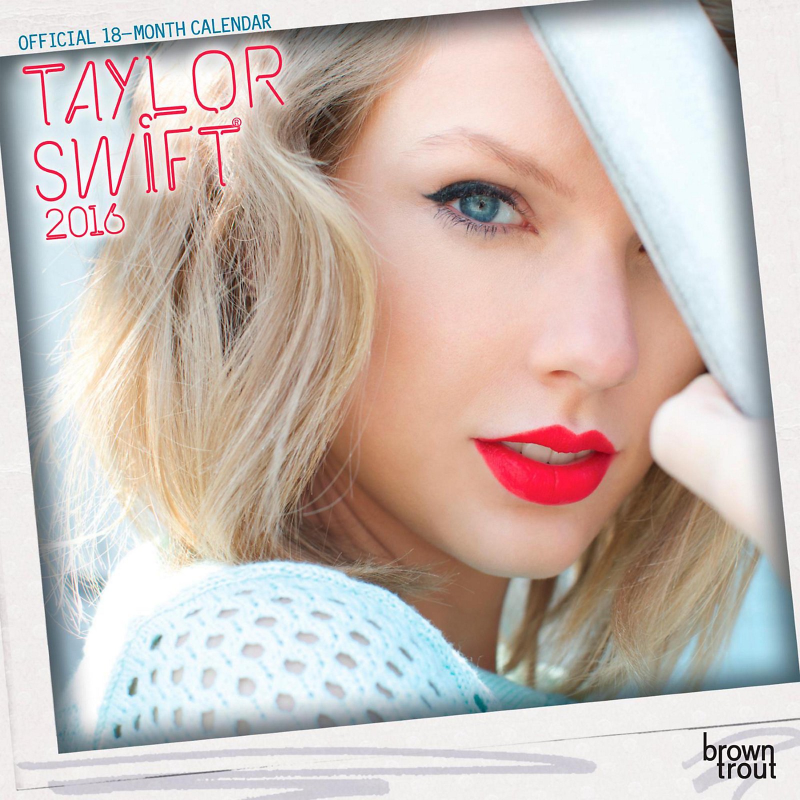 Browntrout Publishing Taylor Swift 2016 Mini Calendar 7 x 7 in