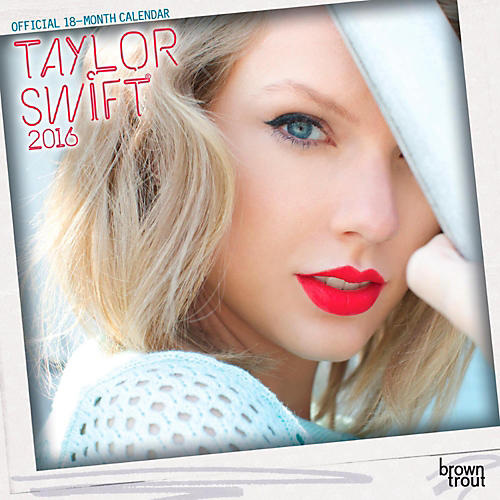 Taylor Swift 2016 Mini Calendar 7 x 7 in.
