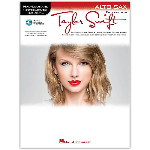 Taylor Swift For Alto Sax - Instrumental Play-Along 2nd Edition Book/Online Audio