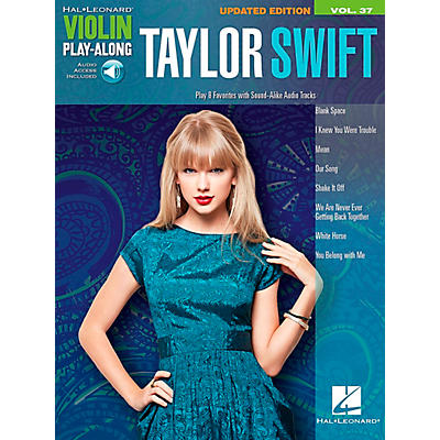 Hal Leonard Taylor Swift  Violin Play-Along Volume 37 Book/CD