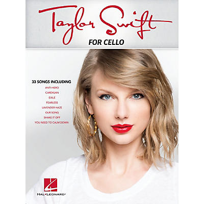 Hal Leonard Taylor Swift for Cello Instrumental Folio