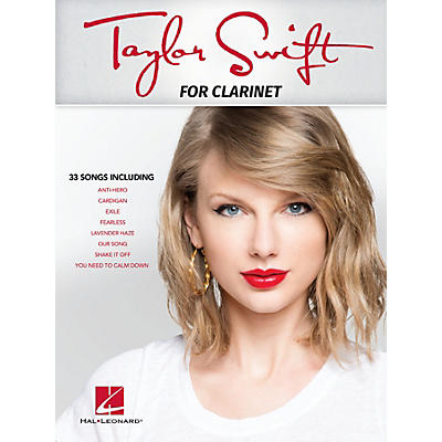 Hal Leonard Taylor Swift for Clarinet Instrumental Folio
