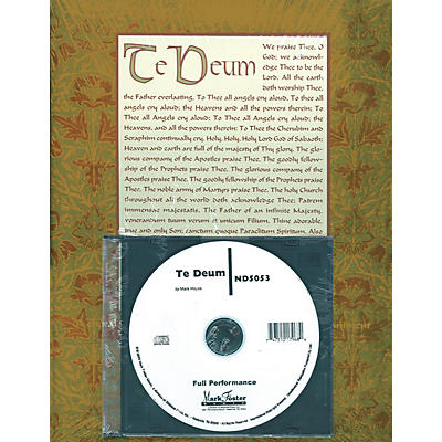 Shawnee Press Te Deum (Preview Pak (Book/CD)) Preview Pak composed by Mark Hayes