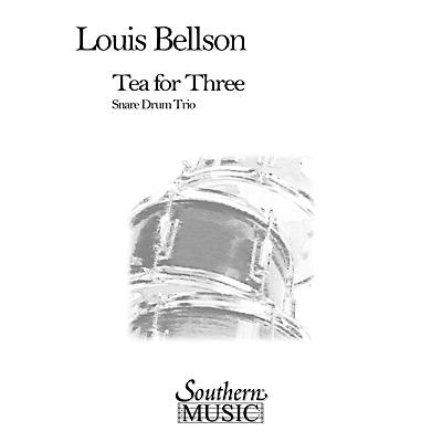Hal Leonard Tea For Three (3) (Percussion Music/Snare Drum Ensemble) Southern Music Series Composed by Bellson, Louie