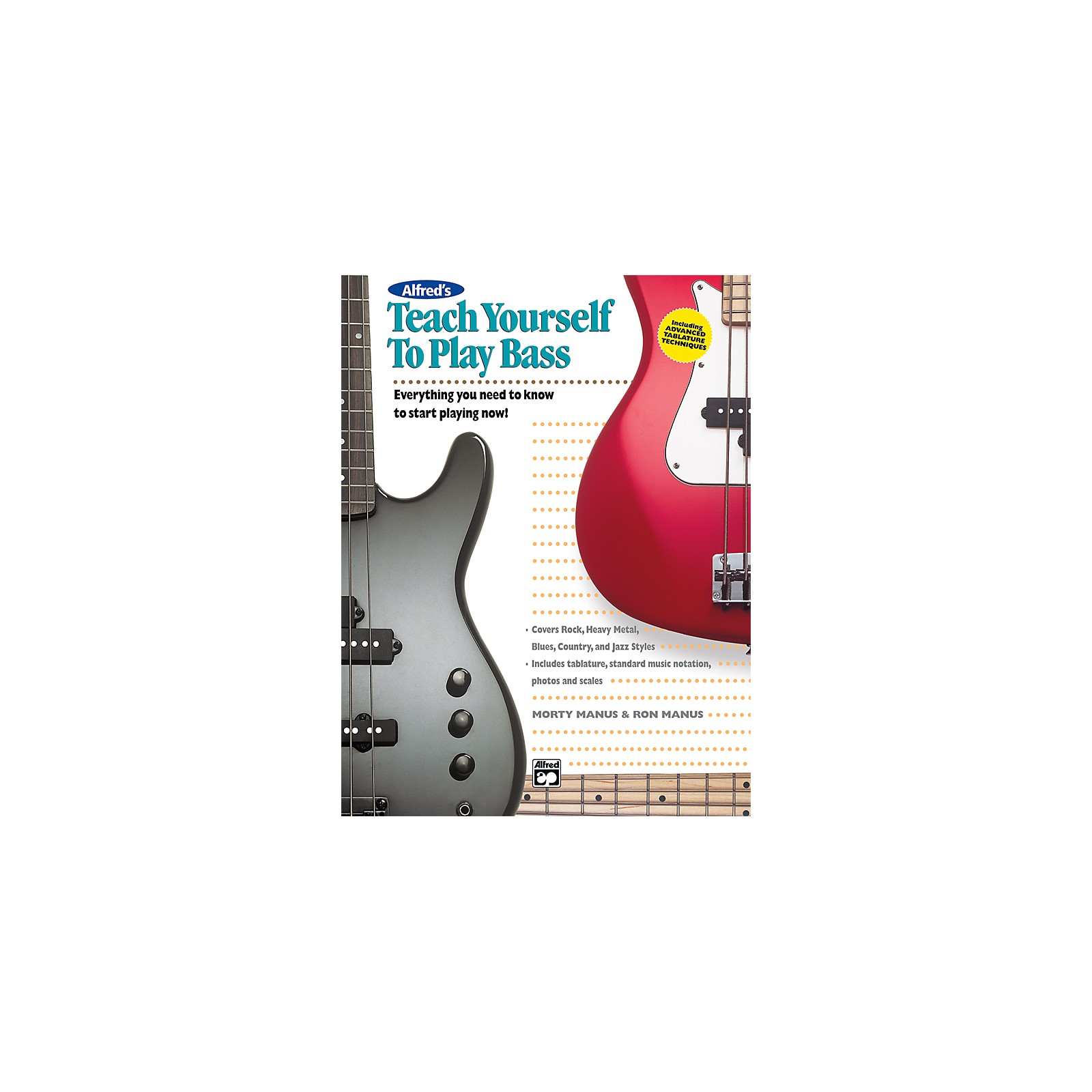 Alfred Teach Yourself To Play Bass (Book/CD) Musician's Friend