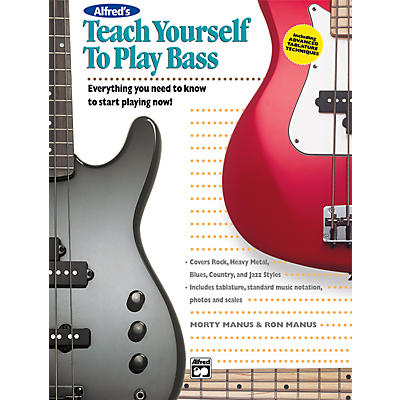 Alfred Teach Yourself To Play Bass (Book/CD)