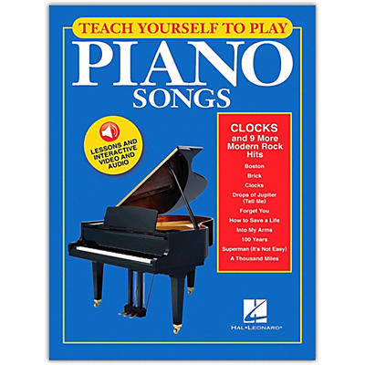 Hal Leonard Teach Yourself To Play "Clocks" & 9 More Modern Rock Hits on Piano Book/ Video/Audio