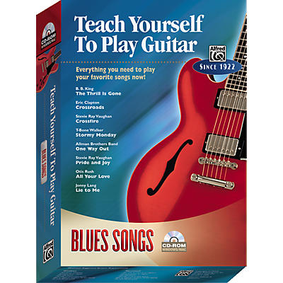 Alfred Teach Yourself To Play Guitar: Blues Songs (CD-ROM)