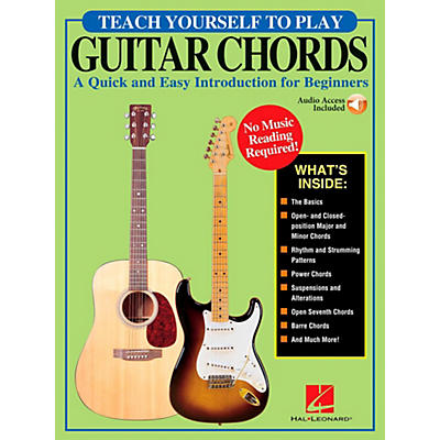 Hal Leonard Teach Yourself To Play Guitar Chords (Book/Online Audio)