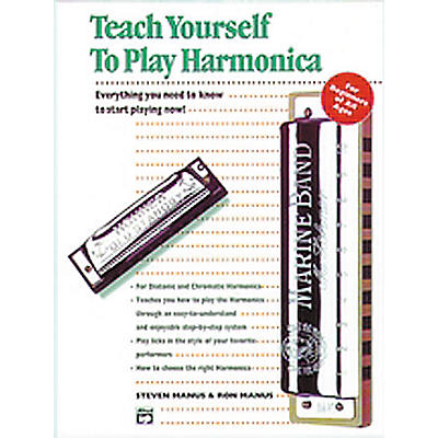 Alfred Teach Yourself To Play Harmonica Book