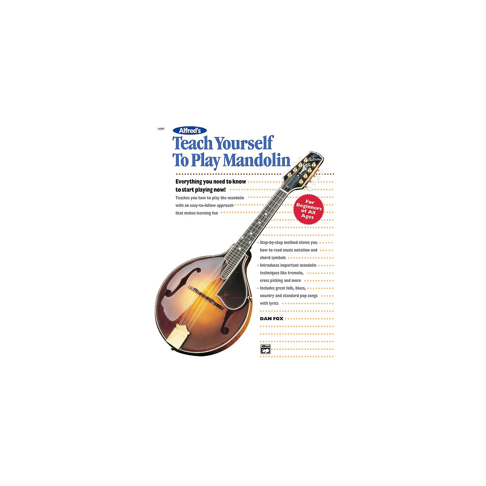 Alfred Teach Yourself To Play Mandolin Book Musician's Friend