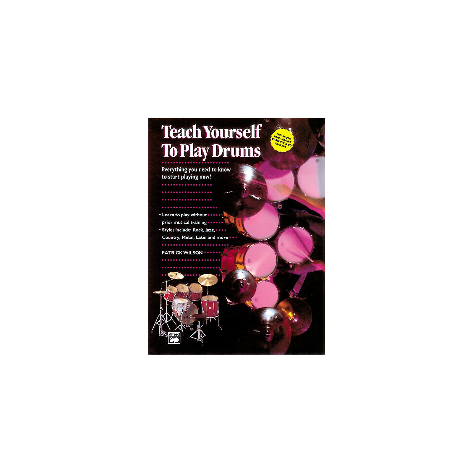 Alfred Teach Yourself To Play Drums Book With CD | Musician's Friend