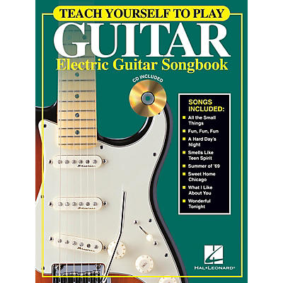 Hal Leonard Teach Yourself to Play Guitar - Electric Guitar Songbook Guitar Book Series Softcover with CD by Various