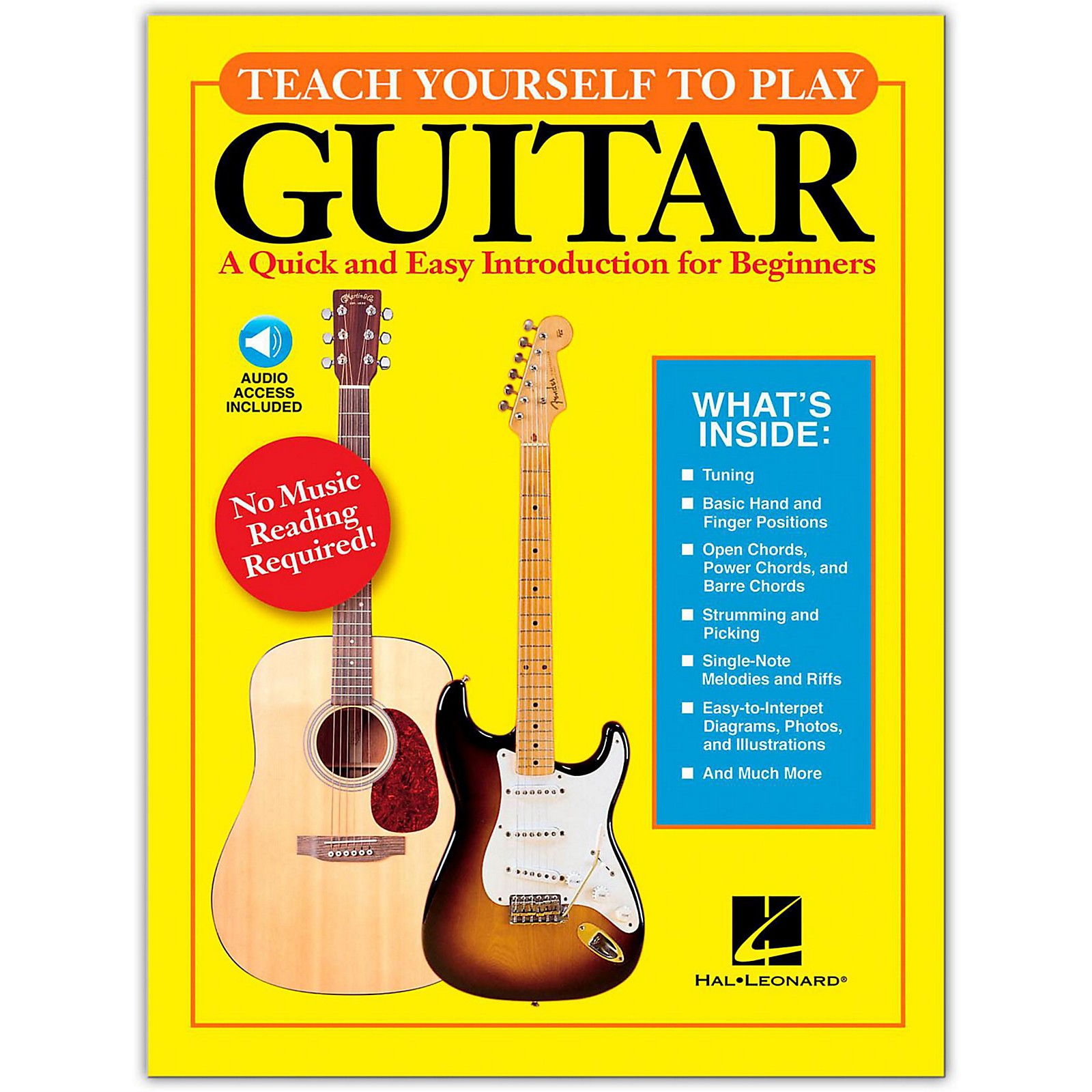 Hal Leonard Teach Yourself to Play Guitar Audio Musician