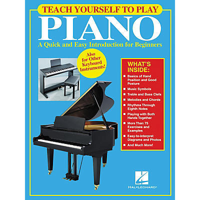 Hal Leonard Teach Yourself to Play Piano Book