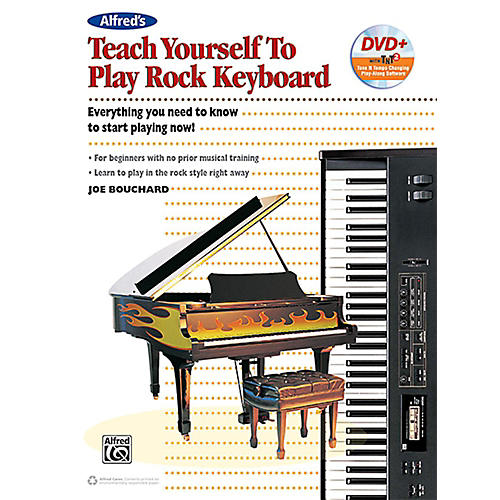 Alfred Teach Yourself to Play Rock Keyboard Book & DVD