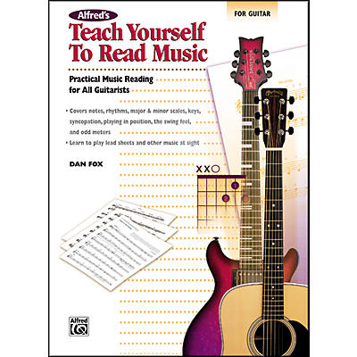 Alfred Teach Yourself to Read Music for Guitar Book