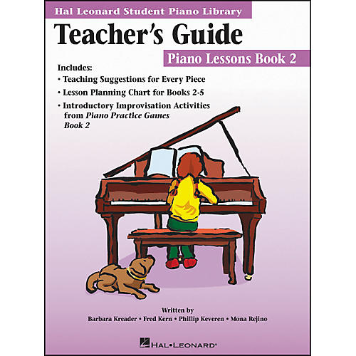 Teacher's Guide - Piano Lessons Book 2 Hal Leonard Student Piano Library