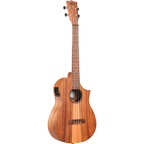 Kala Teak Tri-Top Baritone Acoustic-Electric Ukulele Natural