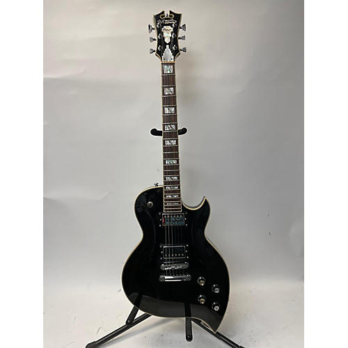 D'Angelico Teardrop Solid Body Electric Guitar Black