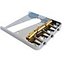 AxLabs Tele-Style Steel Plate Bridge with Brass Compensated Saddles Chrome