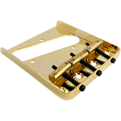 AxLabs Tele-Style Steel Plate Bridge with Brass Compensated Saddles