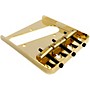 AxLabs Tele-Style Steel Plate Bridge with Brass Compensated Saddles Gold