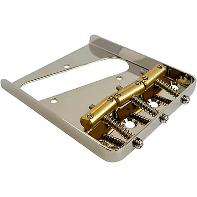 AxLabs Tele-Style Steel Plate Bridge with Brass Compensated Saddles