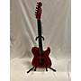 Used Squier Telecaster Double Fat Solid Body Electric Guitar Red