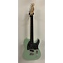 Used Squier Telecaster Solid Body Electric Guitar Surf Green