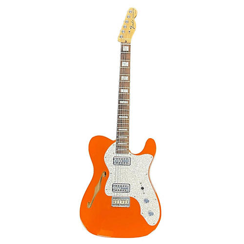 Fender Telecaster Thinline Super Deluxe Parallel Universe Series Hollow Body Electric Guitar Capri Orange