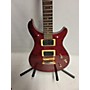 Used Morgan Monroe Tempest Solid Body Electric Guitar Red
