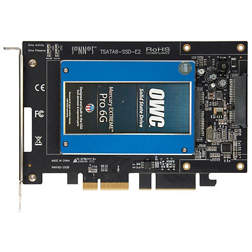 Tempo SSD (High-performance 6Gb/s SATA 2.5-inch SSD PCIe card • Add your  own SSDs)