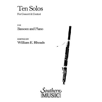 Southern Ten Solos for Concert and Contest (Bassoon) Southern Music Series Arranged by William Rhoads