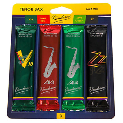Vandoren Tenor Saxophone Jazz Reed Sample Pack