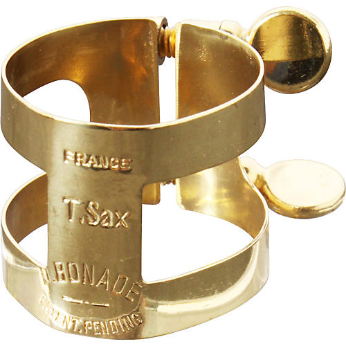 Bonade Tenor Saxophone Ligatures and Caps Lacquer - Inverted - Ligature Only