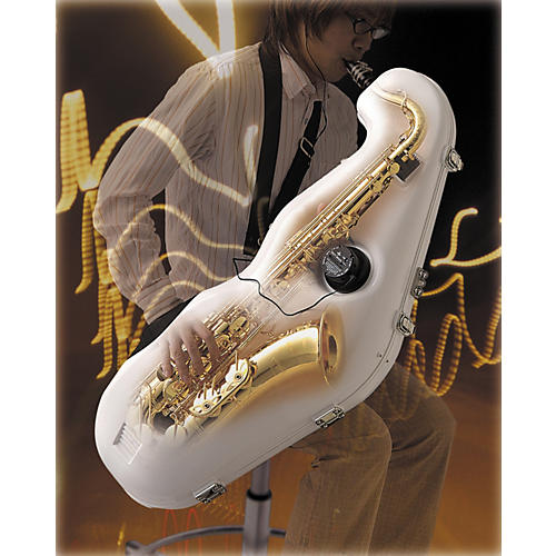 e-Sax Tenor Saxophone Practice Mute System White