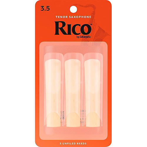 Rico Tenor Saxophone Reeds, Box of 3 Strength 3.5