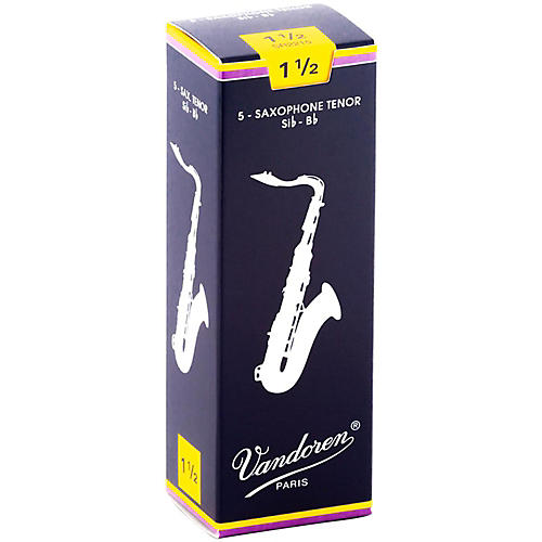 Vandoren Tenor Saxophone Reeds Strength 1.5 Box of 5