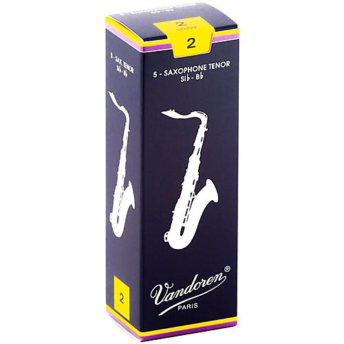 Vandoren Tenor Saxophone Reeds Strength 2 Box of 5