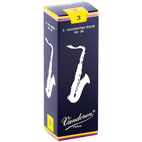 Vandoren Tenor Saxophone Reeds Strength 3 Box of 5