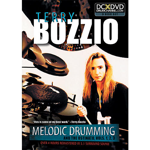 Terry Bozzio - Melodic Drumming and the Ostinato Vol. 1, 2, 3   3 DVD SET